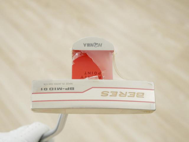 Putter : All : **ของใหม่ ยังไม่แกะพลาสติก** พัตเตอร์ Honma Beres BP-MID 01 (Mallet) ยาว 34 นิ้ว