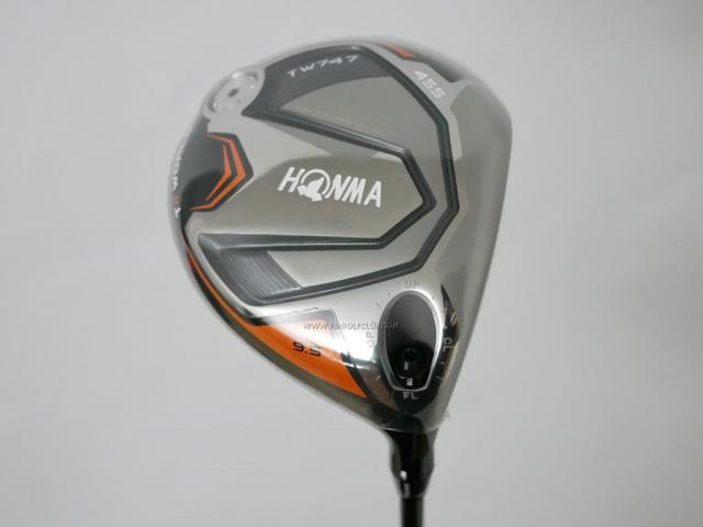 Driver : Honma : **ของใหม่ ยังไม่แกะพลาสติก** ไดรเวอร์ Honma Tour World TW747 455 (ออกปี 2019) Loft 9.5 ก้าน Honma Vizard 60 Flex R