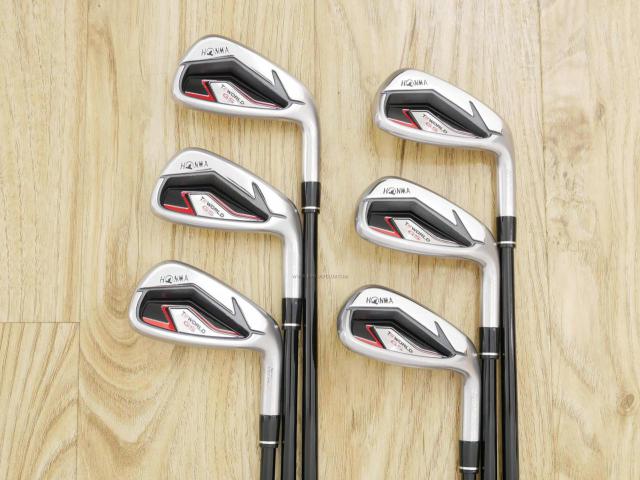 Iron set : Honma : ชุดเหล็ก Honma Tour World GS (ออกปี 2021 ใบใหญ่ ตีง่าย ไกล) มีเหล็ก 6-11 (6 ชิ้น) ก้านกราไฟต์ Honma Speedtuned 48 Flex S