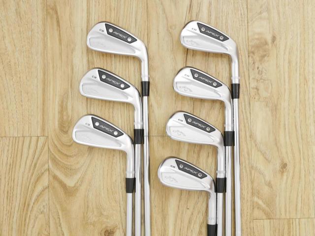 Iron set : Callaway : ชุดเหล็ก Callaway APEX CB Forged (รุ่นล่าสุด ปี 2024) มีเหล็ก 4-10 (7 ชิ้น) ก้านเหล็ก Dynamic Gold EX Tour Issue S200