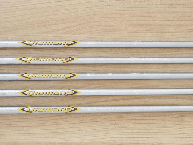 Iron set : Callaway : ชุดเหล็ก Callaway Mavrik (ปี 2020 ตีง่าย ไกลมากๆ) มีเหล็ก 6-Pw (5 ชิ้น) ก้านกราไฟต์ Mitsubishi Diamana 50 Flex R
