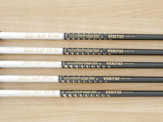 Iron set : Katana : ชุดเหล็กกระเทย Katana Voltio G Series มีเหล็ก 7-Pw,Aw (5 ชิ้น ระยะเทียบเท่า เหล็ก 6-Pw) ก้าน Tour AD VT-5 Flex R