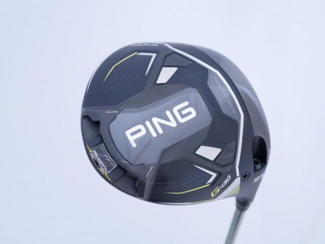 Driver : PING : ไดรเวอร์ Ping G430 Max (รุ่นปี 2023) Loft 10.5 ก้าน Ping Tour 2.0 65 Flex S