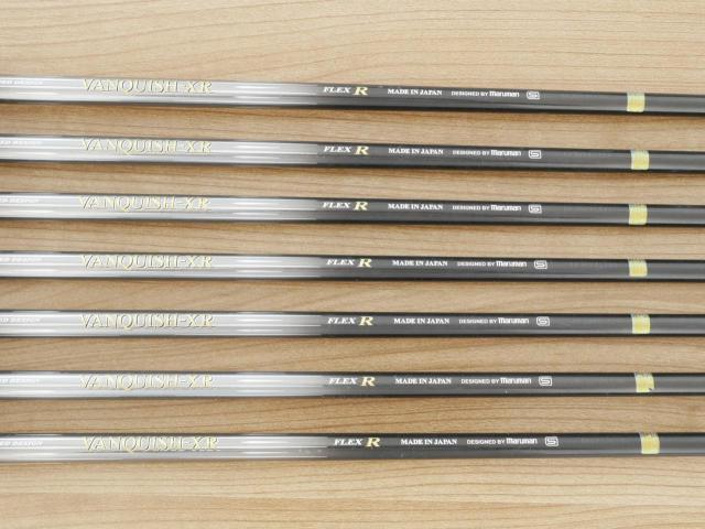 Iron set : Maruman : ชุดเหล็ก Maruman Majesty Vanquich XR (รุ่นท๊อปสุด ตีง่าย ไกลมาก ของใหม่ 7 หมื่นบาท) มีเหล็ก 5-10,Pw (7 ชิ้น) ก้านกราไฟต์ Flex R