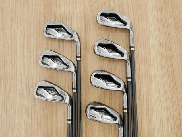 Iron set : Maruman : ชุดเหล็ก Maruman Majesty Vanquich XR (รุ่นท๊อปสุด ตีง่าย ไกลมาก ของใหม่ 7 หมื่นบาท) มีเหล็ก 5-10,Pw (7 ชิ้น) ก้านกราไฟต์ Flex R