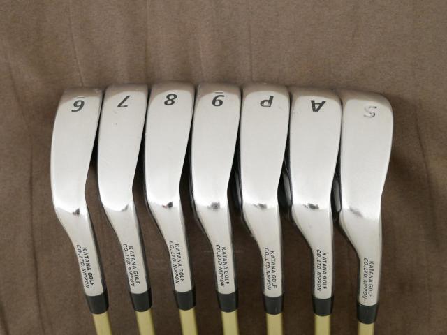 Iron set : Katana : ชุดเหล็ก Katana SL-450 มีเหล็ก 6-Pw,Aw,Sw (7 ชิ้น) ก้านกราไฟต์ Fujikura Speeder 589 Flex R