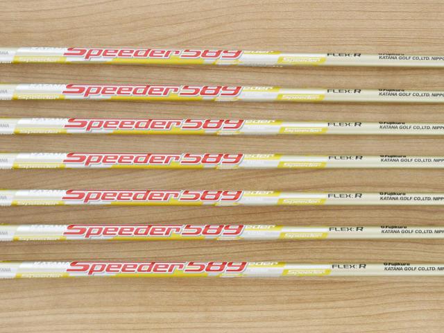 Iron set : Katana : ชุดเหล็ก Katana SL-450 มีเหล็ก 6-Pw,Aw,Sw (7 ชิ้น) ก้านกราไฟต์ Fujikura Speeder 589 Flex R