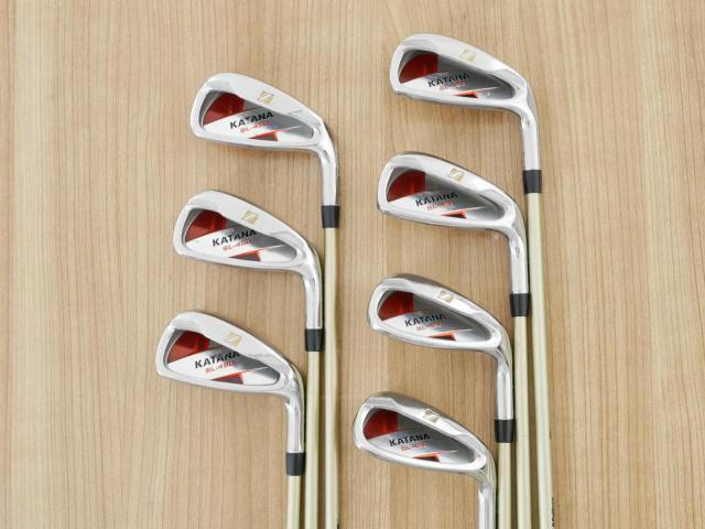 Iron set : Katana : ชุดเหล็ก Katana SL-450 มีเหล็ก 6-Pw,Aw,Sw (7 ชิ้น) ก้านกราไฟต์ Fujikura Speeder 589 Flex R