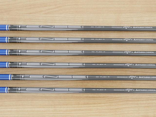 Iron set : Callaway : ชุดเหล็ก Callaway Paradym Ai Smoke Max Fast (ออกปี 2024 ตีง่ายมาก ไกล Japan Spec.) มีเหล็ก 6-Pw,Aw (6 ชิ้น) ก้านกราไฟต์ Fujikura TENSEI 40 Flex R