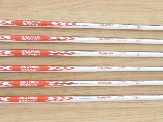 Iron set : Bridgestone : ชุดเหล็ก Bridgestone Tour B 202CBP Forged (ปี 2021) มีเหล็ก 5-Pw (6 ชิ้น) ก้านเหล็ก NS Pro Modus 105 Flex S