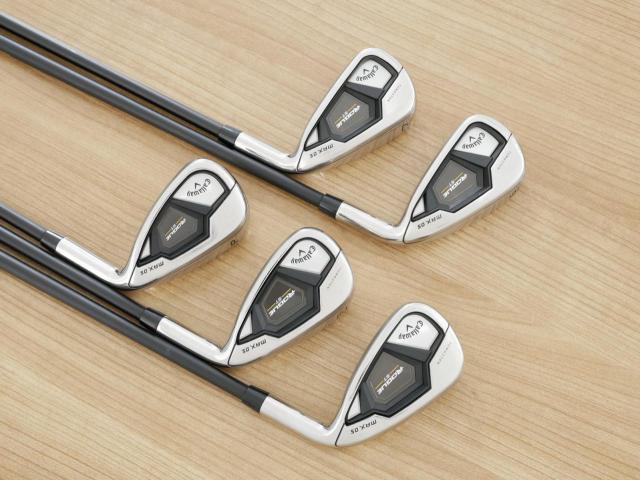 Iron set : Callaway : ชุดเหล็ก Callaway Rogue ST Max OS (ออกปี 2022 ตีง่ายสุดๆ ไกลสุดๆ) มีเหล็ก 6-Pw (5 ชิ้น) ก้านกราไฟต์ Fujikura VENTUS 5 Flex R