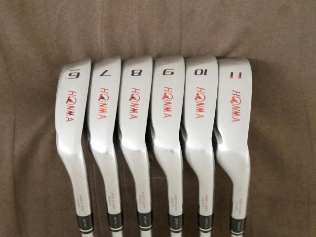 Iron set : Honma : ชุดเหล็ก Honma Bezeal 525 (ออกปี 2016 รุ่นนี้ใบใหญ่ที่สุดของ Honma) มีเหล็ก 6-11 (6 ชิ้น) ก้านกราไฟต์ Honma Vizard 48 Flex SR