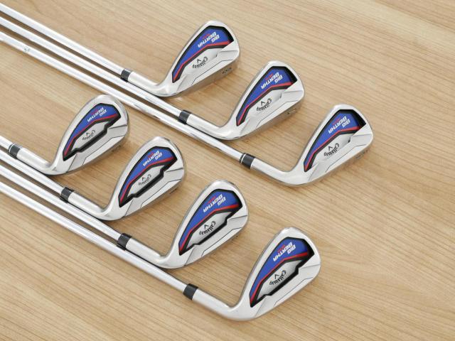 Iron set : Callaway : ชุดเหล็ก Callaway Big Bertha Beta (ใบใหญ่ ตีง่ายมาก) มีเหล็ก 6-Pw,Aw,Sw (7 ชิ้น) ก้านเหล็ก GS90 R300