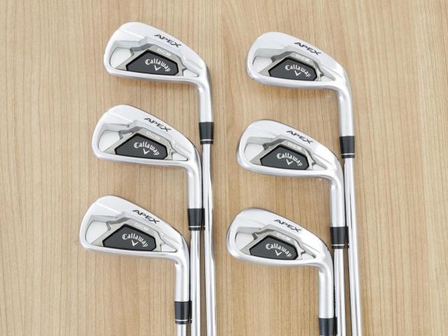 Iron set : Callaway : ชุดเหล็ก Callaway APEX DCB Forged (ปี 2022) มีเหล็ก 5-Pw (6 ชิ้น) ก้านเหล็ก NS Pro ZELOS 7 Flex S