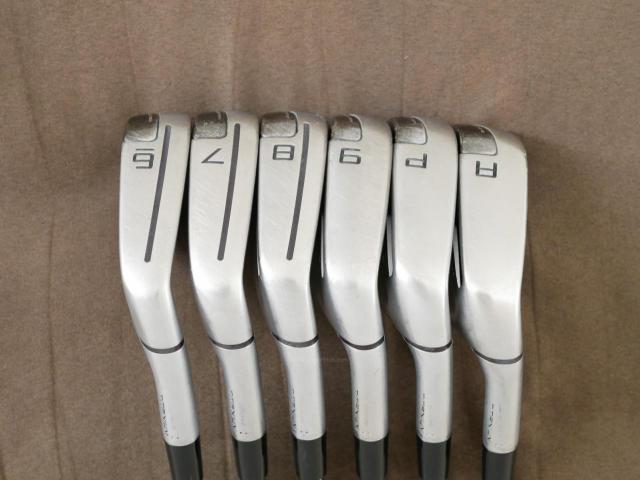Iron set : Taylormade : ชุดเหล็ก Taylormade P790TI (ตัวท้อปสุด แพงสุด พรีเมียมสุดของ TM.) มีเหล็ก 6-Pw,Aw (6 ชิ้น) ก้านเหล็ก NS Pro ZELOS 8 Flex S
