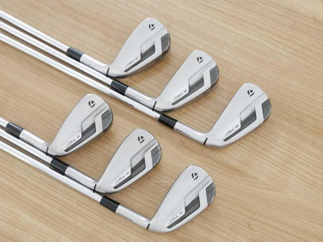 Iron set : Taylormade : ชุดเหล็ก Taylormade P790TI (ตัวท้อปสุด แพงสุด พรีเมียมสุดของ TM.) มีเหล็ก 6-Pw,Aw (6 ชิ้น) ก้านเหล็ก NS Pro ZELOS 8 Flex S