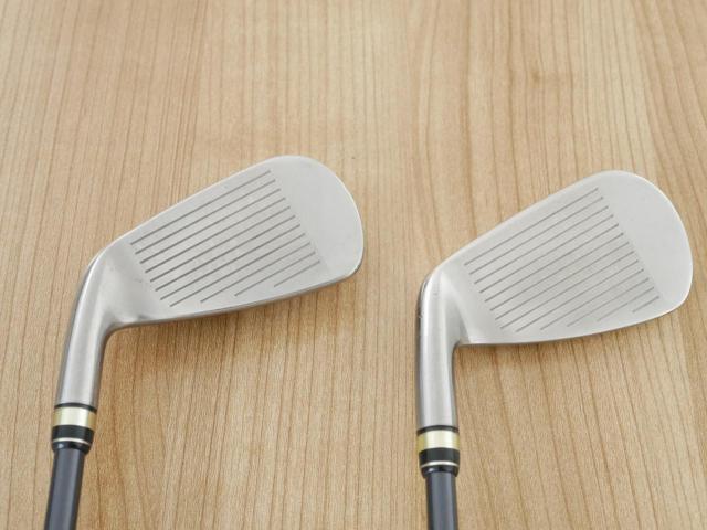 Iron set : PRGR : ชุดเหล็กกระเทย PRGR Egg Forged มีเหล็ก 5-Pw (6 ชิ้น) ก้านกราไฟต์ M-40 Flex SR