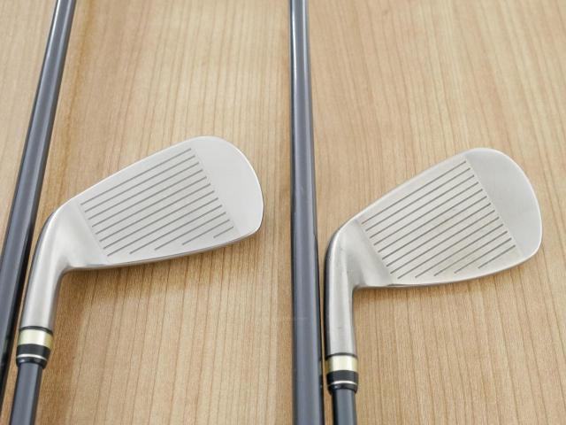 Iron set : PRGR : ชุดเหล็กกระเทย PRGR Egg Forged มีเหล็ก 5-Pw (6 ชิ้น) ก้านกราไฟต์ M-40 Flex SR