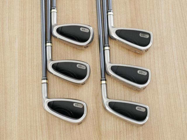Iron set : PRGR : ชุดเหล็กกระเทย PRGR Egg Forged มีเหล็ก 5-Pw (6 ชิ้น) ก้านกราไฟต์ M-40 Flex SR