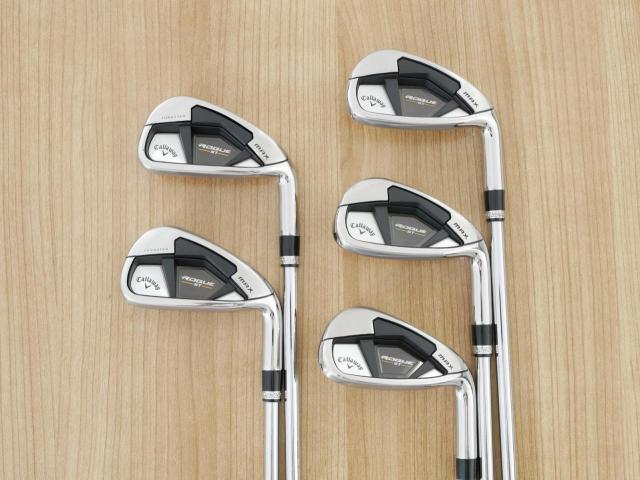 Iron set : Callaway : ชุดเหล็ก Callaway Rogue ST Max (ออกปี 2022 ตีง่าย ไกลมาก) มีเหล็ก 6-Pw (5 ชิ้น) ก้านเหล็ก NS Pro 850 NEO Flex R