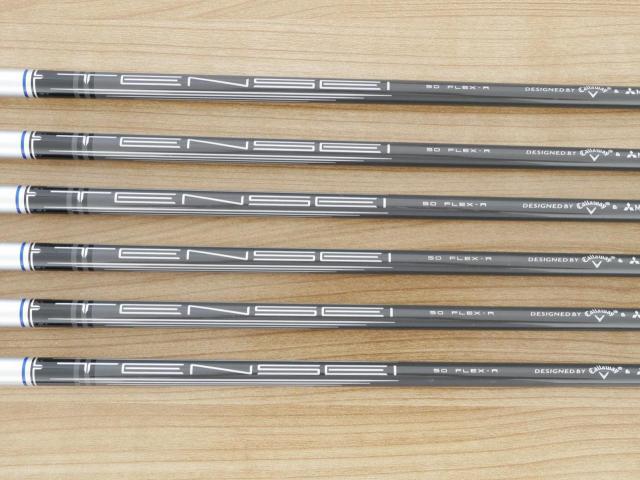 Iron set : Callaway : ชุดเหล็ก Callaway Paradym Ai Smoke (ออกปี 2024 ตีง่ายมาก ไกล Japan Spec.) มีเหล็ก 6-Pw,Aw (6 ชิ้น) ก้านกราไฟต์ Fujikura TENSEI 50 Flex R