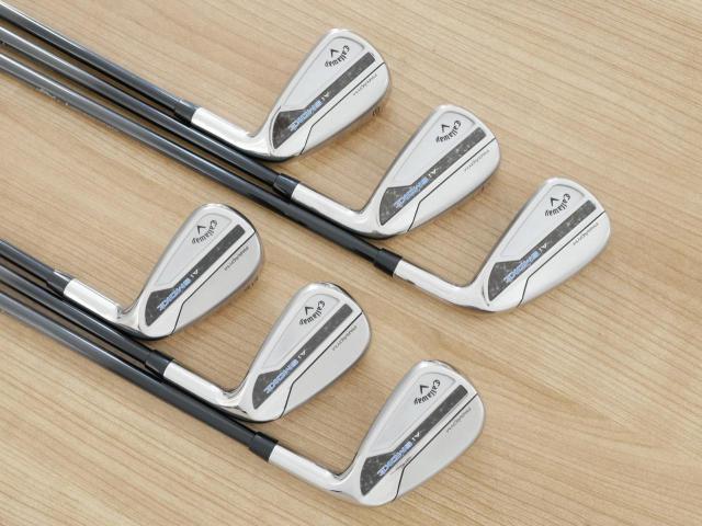 Iron set : Callaway : ชุดเหล็ก Callaway Paradym Ai Smoke (ออกปี 2024 ตีง่ายมาก ไกล Japan Spec.) มีเหล็ก 6-Pw,Aw (6 ชิ้น) ก้านกราไฟต์ Fujikura TENSEI 50 Flex R