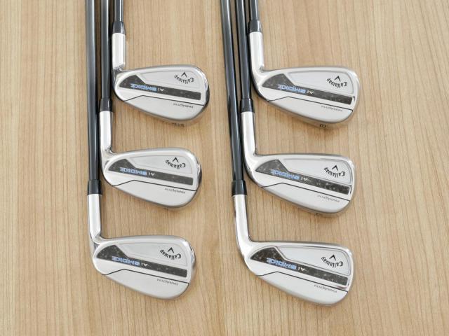 Iron set : Callaway : ชุดเหล็ก Callaway Paradym Ai Smoke (ออกปี 2024 ตีง่ายมาก ไกล Japan Spec.) มีเหล็ก 6-Pw,Aw (6 ชิ้น) ก้านกราไฟต์ Fujikura TENSEI 50 Flex R