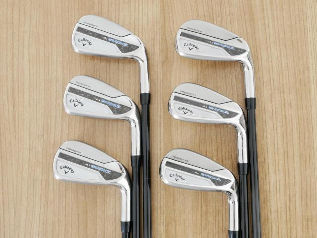 Iron set : Callaway : ชุดเหล็ก Callaway Paradym Ai Smoke (ออกปี 2024 ตีง่ายมาก ไกล Japan Spec.) มีเหล็ก 6-Pw,Aw (6 ชิ้น) ก้านกราไฟต์ Fujikura TENSEI 50 Flex R