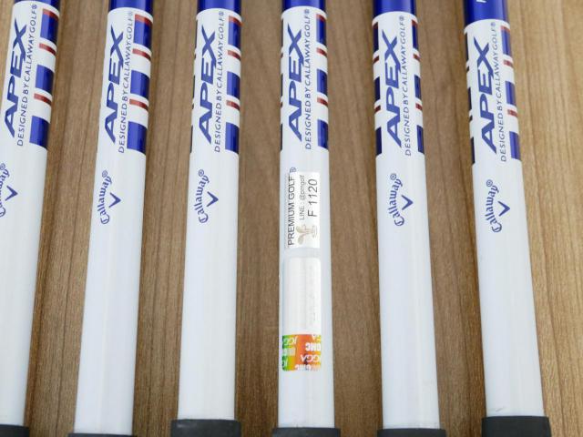 Iron set : Callaway : ชุดเหล็ก Callaway APEX Forged มีเหล็ก 5-Pw (6 ชิ้น) ก้านกราไฟต์ Flex R