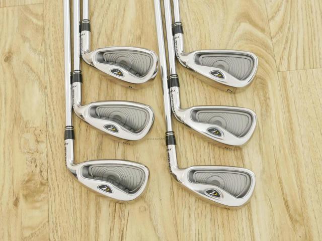 Iron set : Taylormade : ชุดเหล็ก Taylormade R7 Ti (ใบใหญ่ ตีง่าย) มีเหล็ก 5-Pw (6 ชิ้น) ก้านเหล็ก NS Pro 950 Flex R