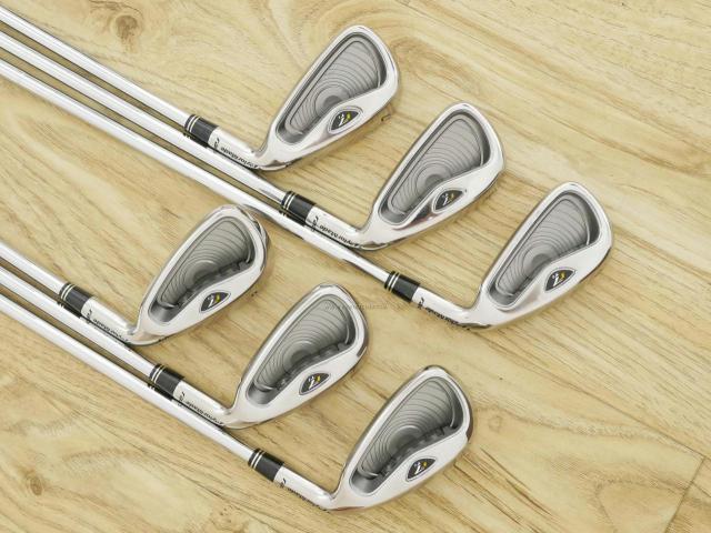 Iron set : Taylormade : ชุดเหล็ก Taylormade R7 Ti (ใบใหญ่ ตีง่าย) มีเหล็ก 5-Pw (6 ชิ้น) ก้านเหล็ก NS Pro 950 Flex R