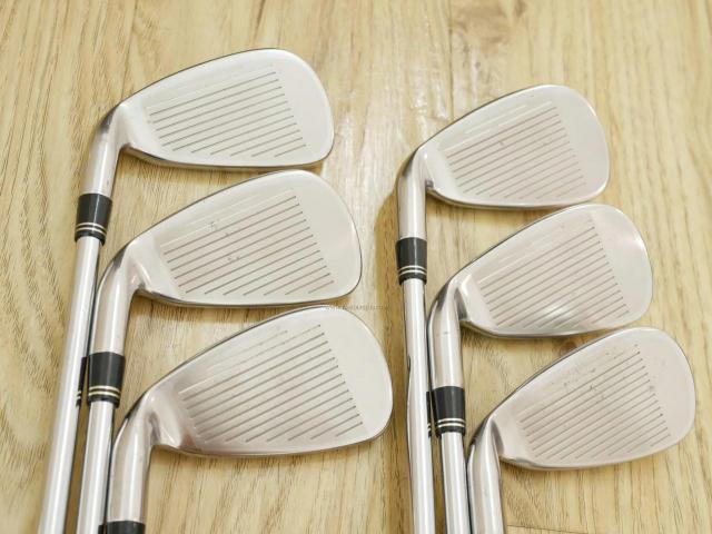 Iron set : Taylormade : ชุดเหล็ก Taylormade R7 Ti (ใบใหญ่ ตีง่าย) มีเหล็ก 5-Pw (6 ชิ้น) ก้านเหล็ก NS Pro 950 Flex R