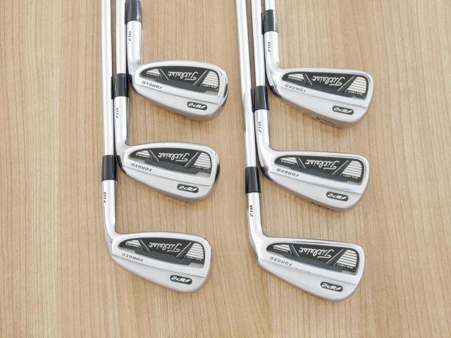 Iron set : Titleist : ชุดเหล็ก Titleist AP2 710 Forged มีเหล็ก 5-Pw (6 ชิ้น) ก้านเหล็ก NS Pro 950 Flex R