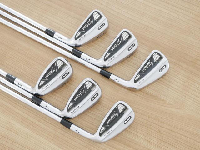 Iron set : Titleist : ชุดเหล็ก Titleist AP2 710 Forged มีเหล็ก 5-Pw (6 ชิ้น) ก้านเหล็ก NS Pro 950 Flex R