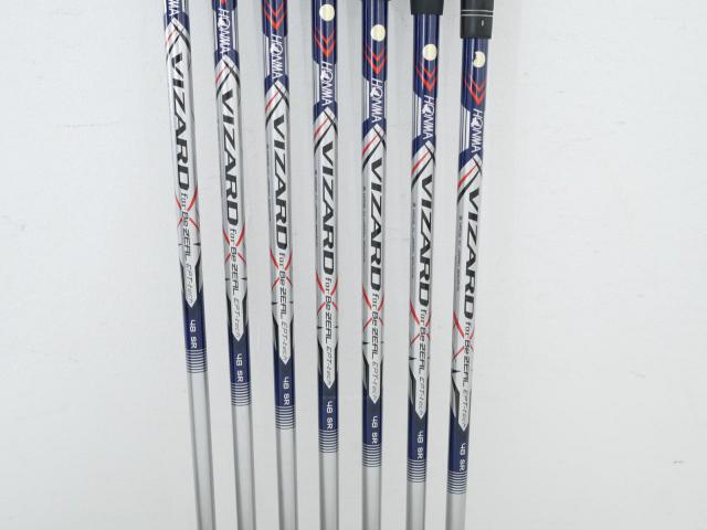 Iron set : Honma : ชุดเหล็ก Honma Bezeal 535 (ปี 2019 รุ่นนี้ใบใหญ่ที่สุดของ Honma) มีเหล็ก 5-11 (7 ชิ้น) ก้านกราไฟต์ Honma Vizard 48 Flex SR