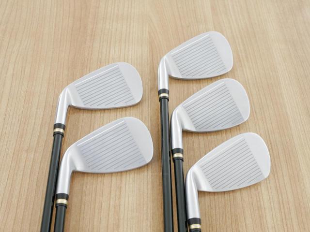 Iron set : Honma : **ก้าน 3 ดาว** ชุดเหล็ก Honma Beres IE-01 (ใบใหญ่ ลอยง่าย เหมาะกับซีเนียร์) มีเหล็ก 7-11 (5 ชิ้น) ก้าน ARMRQ 6 (45) Flex R (3 ดาว)