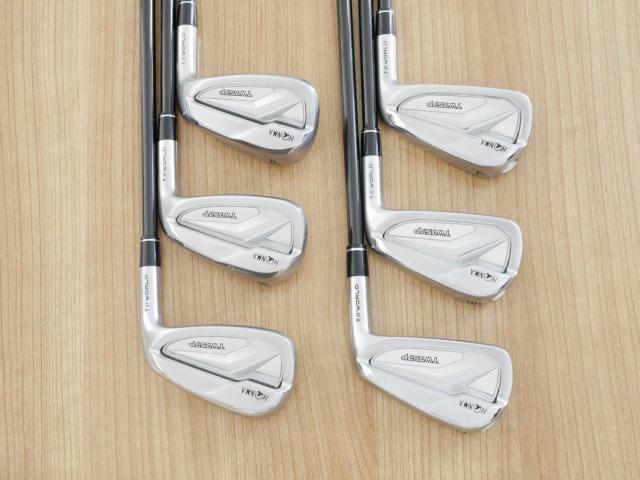 Iron set : Honma : ชุดเหล็ก Honma Tour World TW757P (ออกปี 2022) มีเหล็ก 5-Pw (6 ชิ้น) ก้านกราไฟต์ Honma Vizard 50 Flex R
