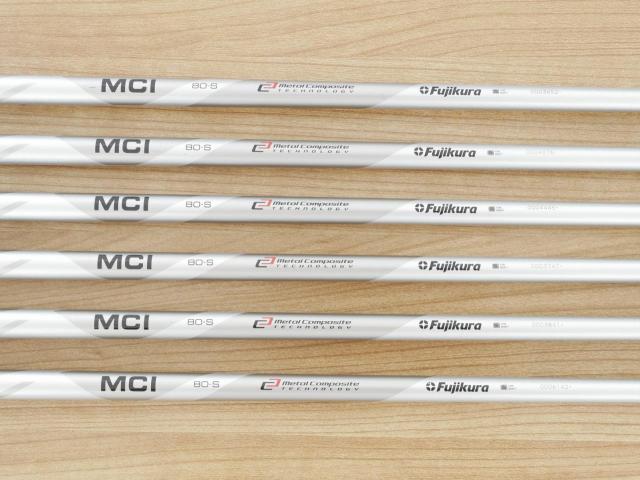 Iron set : Miura : ชุดเหล็ก Miura PP-9003 Passing Point (Forged) มีเหล็ก 5-Pw (6 ชิ้น) ก้านกราไฟต์ Fujikura MCI 80 Flex S