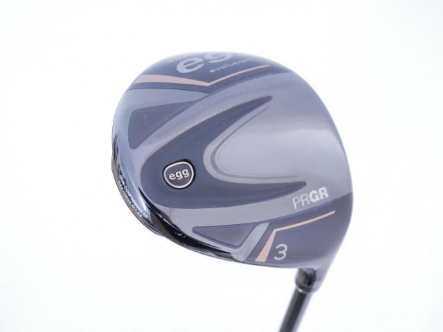 Fairway Wood : PRGR : หัวไม้ 3 PRGR Super EGG Evolution (รุ่นล่าสุด ออกปี 2024 หน้าเด้งเกินกฏ ตีไกลมาก) Loft 16 Flex R (M-37)