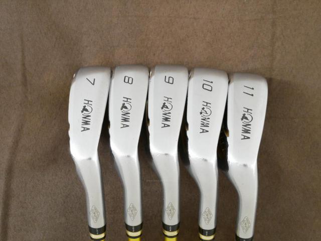 Iron set : Honma : **ก้าน 3 ดาว** ชุดเหล็ก Honma Beres IS-06 Forged (ปี 2019) มีเหล็ก 7-11 (5 ชิ้น เทียบเท่า 6-Pw) ก้าน ARMRQ X (47) Flex R (3 ดาว)