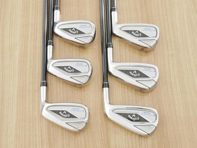 Iron set : Callaway : ชุดเหล็ก Callaway Paradym Ai Smoke Max Fast (ออกปี 2024 ตีง่ายมาก ไกล Japan Spec.) มีเหล็ก 6-Pw,Aw (6 ชิ้น) ก้านกราไฟต์ Mitsubishi TENSEI 40 Flex R
