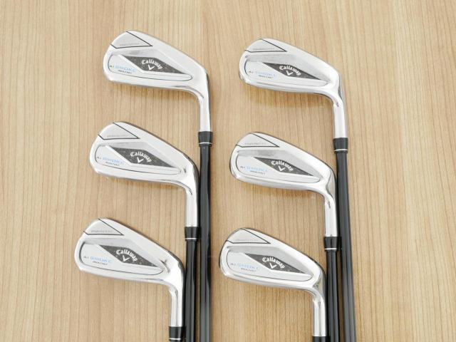 Iron set : Callaway : ชุดเหล็ก Callaway Paradym Ai Smoke Max Fast (ออกปี 2024 ตีง่ายมาก ไกล Japan Spec.) มีเหล็ก 6-Pw,Aw (6 ชิ้น) ก้านกราไฟต์ Mitsubishi TENSEI 40 Flex R