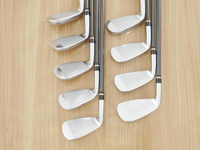 Iron set : Yamaha : ชุดเหล็ก Yamaha Inpres X Classic Forged (ใบใหญ่ เด้ง ไกล) มีเหล็ก 5-Pw,Aw,As,Sw (9 ชิ้น) ก้านกราไฟต์ Flex R