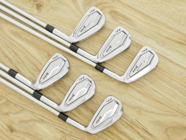 Iron set : Other Brand : ชุดเหล็ก Srixon ZX5 Forged (ออกปี 2021) มีเหล็ก 5-Pw (6 ชิ้น) ก้านกราไฟต์ Fujikura MCI 90 Flex S