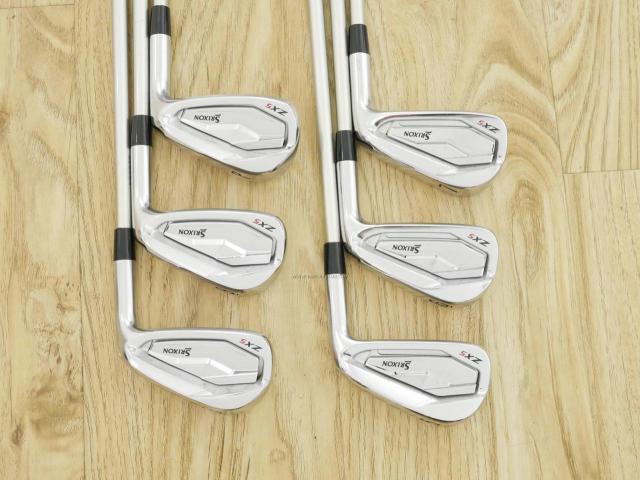 Iron set : Other Brand : ชุดเหล็ก Srixon ZX5 Forged (ออกปี 2021) มีเหล็ก 5-Pw (6 ชิ้น) ก้านกราไฟต์ Fujikura MCI 90 Flex S