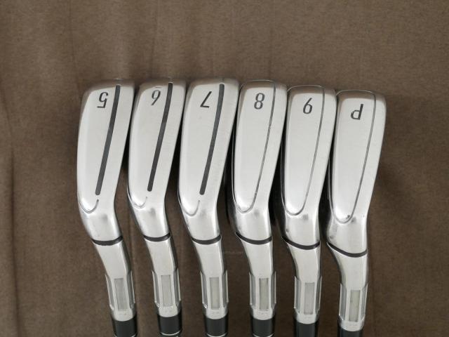 Iron set : Taylormade : ชุดเหล็ก Taylormade M6 (ออกปี 2019 Japan Spec) มีเหล็ก 5-Pw (6 ชิ้น) ก้านเหล็ก REAX 85 Flex S