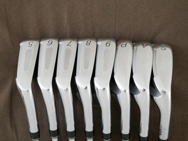 Iron set : PRGR : ชุดเหล็ก PRGR ID Nabla RS Titan Face (ปี 2015 หน้าเด้ง ตีไกล) มีเหล็ก 5-Pw,Aw,Sw (8 ชิ้น) ก้านเหล็ก True Temper XP95 S200