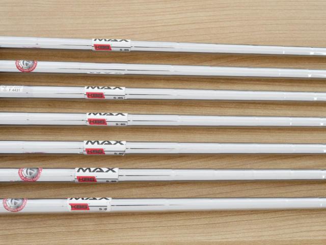 Iron set : Taylormade : ชุดเหล็ก Taylormade SIM MAX (ออกปี 2020 Japan Spec.) มีเหล็ก 6-Pw,Aw,Sw (7 ชิ้น) ก้านเหล็ก KBS Max 85 Flex S