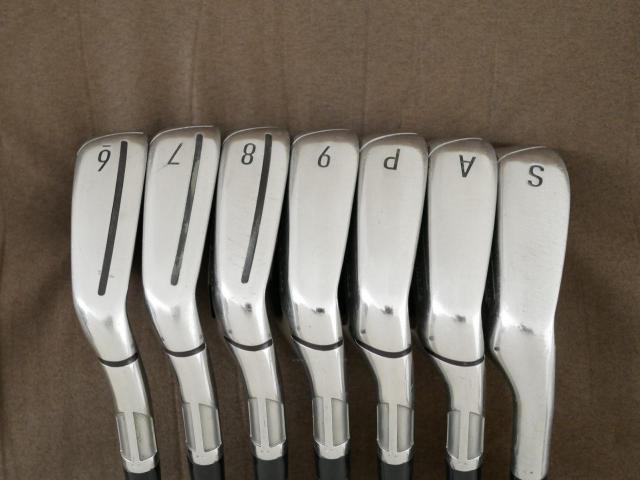 Iron set : Taylormade : ชุดเหล็ก Taylormade SIM MAX (ออกปี 2020 Japan Spec.) มีเหล็ก 6-Pw,Aw,Sw (7 ชิ้น) ก้านเหล็ก KBS Max 85 Flex S