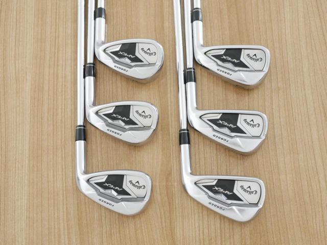 Iron set : Callaway : ชุดเหล็ก Callaway APEX Forged (ออกปี 2019) มีเหล็ก 5-Pw (6 ชิ้น) ก้านเหล็ก NS Pro Modus 105 Flex S